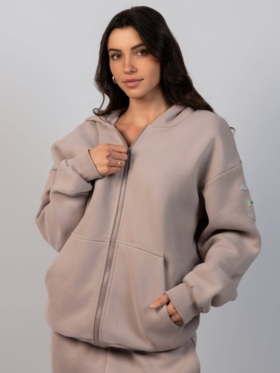 Comfrt Travel Essentials Zip Hoodie